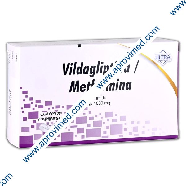 VILDAGLIPTINA/METFORMINA (Ultra) c/30 COMPS. 50/1000 MG.