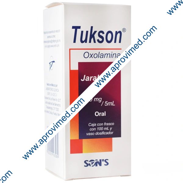 TUKSON JBE. Fco. 100 ML. 50 MG/5 ML.