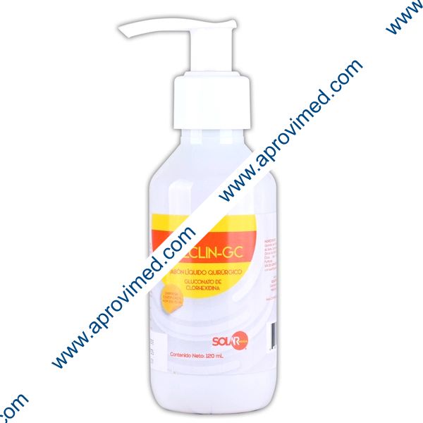 SOLCLIN-GC Jabón Quirúrgico al 4% Fco. 120 ML.