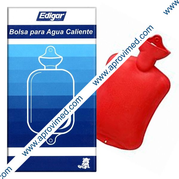 BOLSA DE HULE PARA AGUA CALIENTE (Edigar) Cap. 1 LT. c/1 Pza.