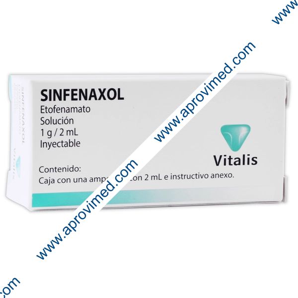 SINFENAXOL Sol. Iny. c/1 AMPTA. 1 G/2 ML.