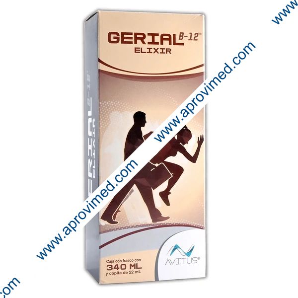 GERIAL B-12 ELIXIR Fco. 340 ML.