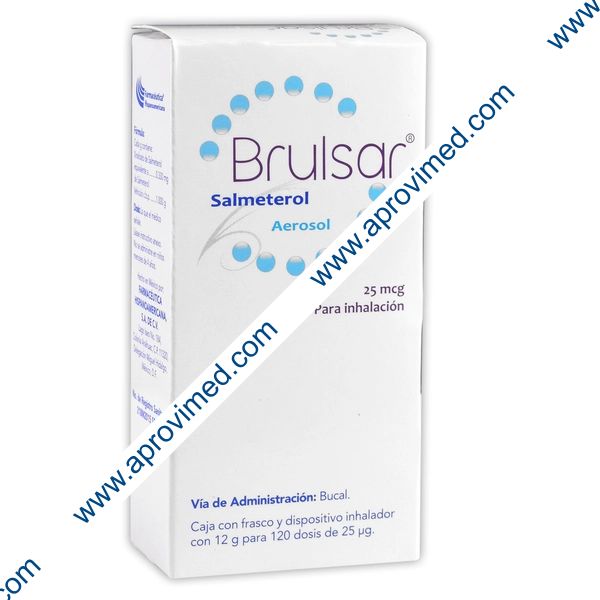 BRULSAR AEROSOL p/Inhalación Fco. c/120 Dosis 25 MCG.