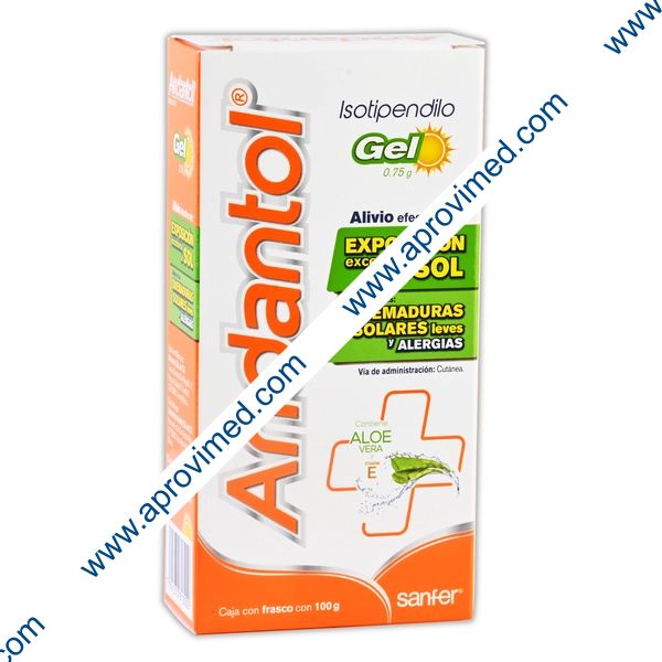 ANDANTOL GEL Fco. 100 G. 0.75 G/100 G.