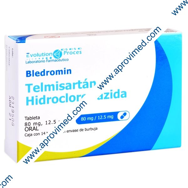 BLEDROMIN c/14 TABS. 80/12.5 MG.
