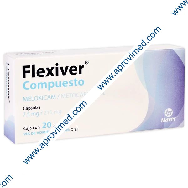 FLEXIVER Compuesto c/20 CAPS. 7.5/215 MG.