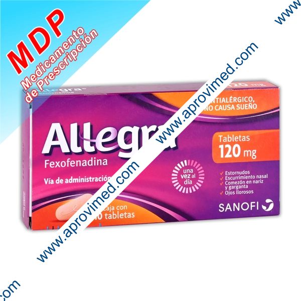 ALLEGRA c/10 TABS. 120 MG.