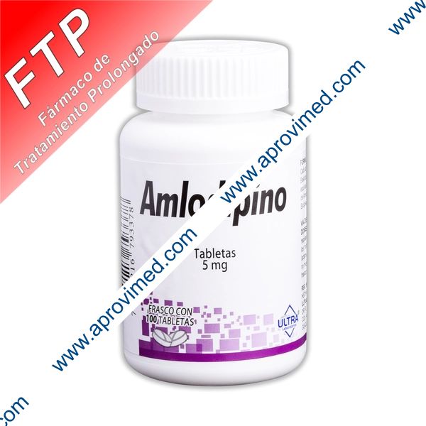 AMLODIPINO (Ultra) c/100 TABS. 5 MG.