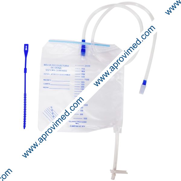 BOLSA PARA RECOLECCIÓN DE ORINA "Plus" (Edigar) Cap. 2 Lts.