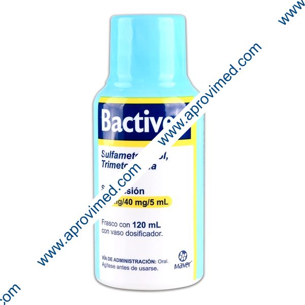 BACTIVER SUSP. Fco. 120 ML. 200-40 MG/5 ML.