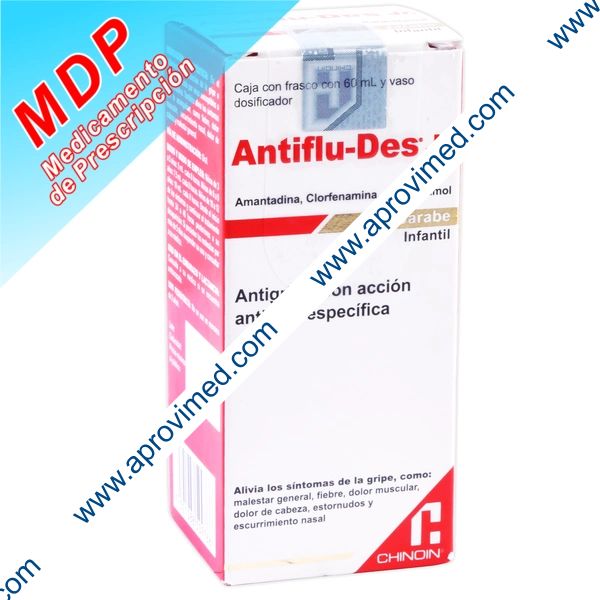 ANTIFLU-DES Jr. JBE. Fco. 60 ML. 0.5-0.02-3.00 G/100 ML.