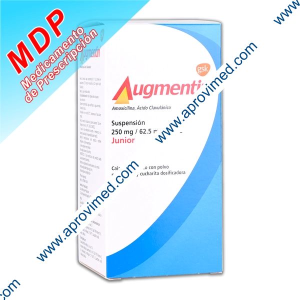 AUGMENTIN SUSP. Junior Fco. 80 ML. 250-62.5 MG/5 ML.