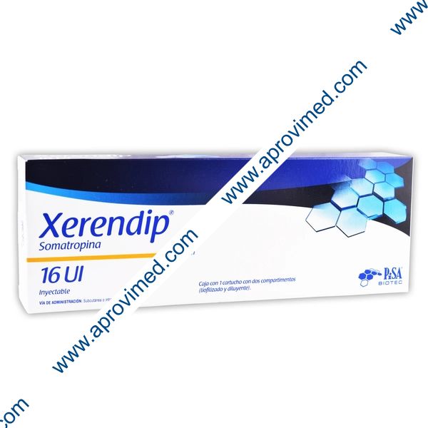 XERENDIP Sol. Iny. 16 UI. c/1 CARTUCHO Liofilizado/Diluyente 1 ML.