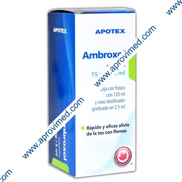 AMBROXOL (Apotex) SOL. Fco. 120 ML. 15 MG/5 ML.