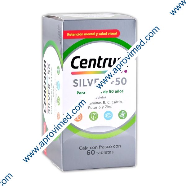 CENTRUM SILVER +50 c/ 60 TABLETAS.