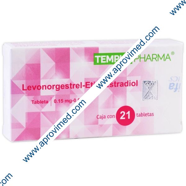 LEVONORGESTREL-ETINILESTRADIOL (TempusPharma) c/21 TABS 0.15/0.03 MG.