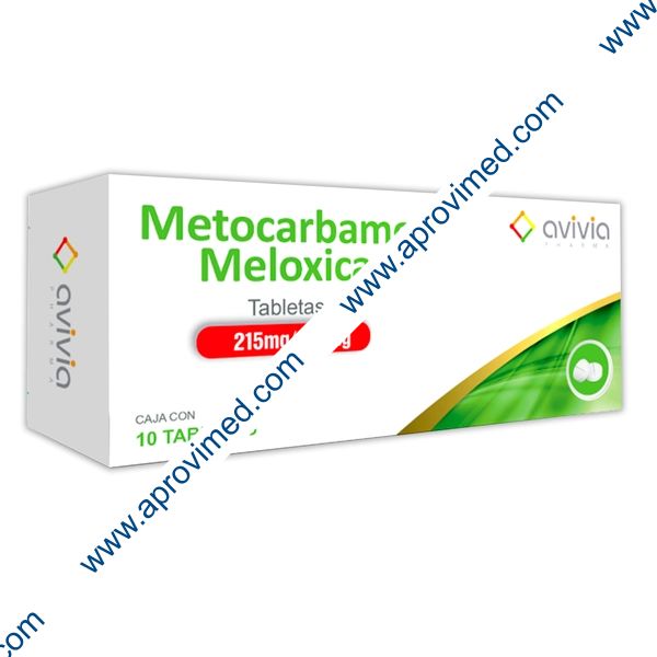METOCARBAMOL/MELOXICAM (Avivia) c/10 TABS. 215/15 MG.
