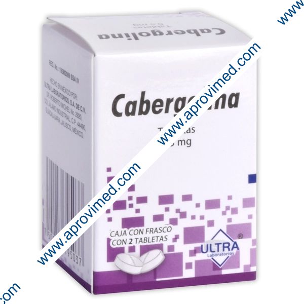 CABERGOLINA (Ultra) c/2 TABS. 0.5 MG.