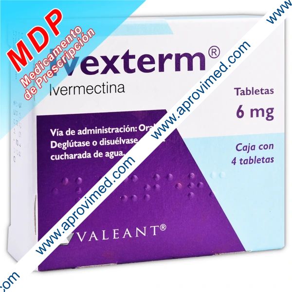 IVEXTERM c/4 TABS. 6 MG.