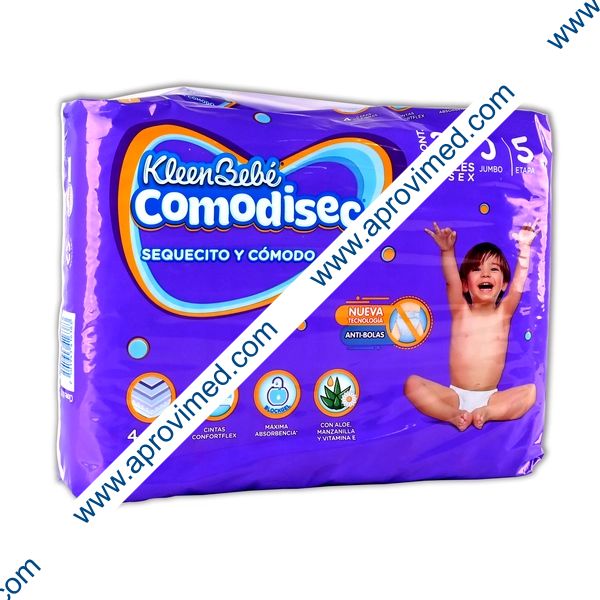 KLEENBEBÉ COMODISEC JUMBO (Etapa 5 / 11-14.5 Kg.) c/30 Pzs.