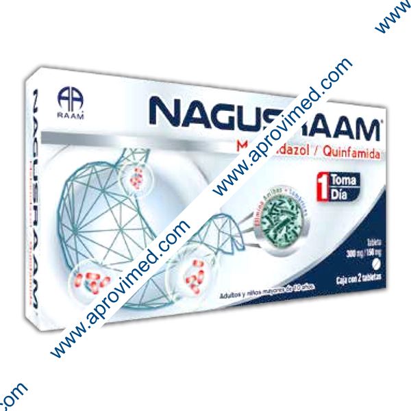 NAGUSRAAM c/2 TABS. 300 MG/150 MG.