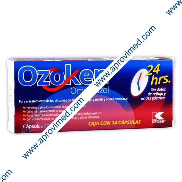 OZOKEN c/14 CAPS. 20 MG.