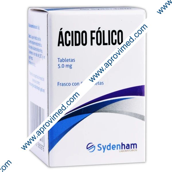 ÁCIDO FÓLICO (Sydenham) c/50 TABS. 5 MG.