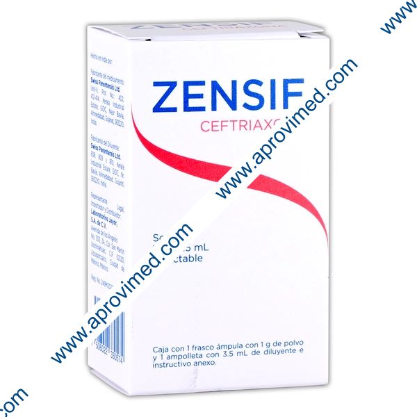 ZENSIF I.M. Sol. Iny. c/1 FCO. AMP. 1 G/3.5 ML.