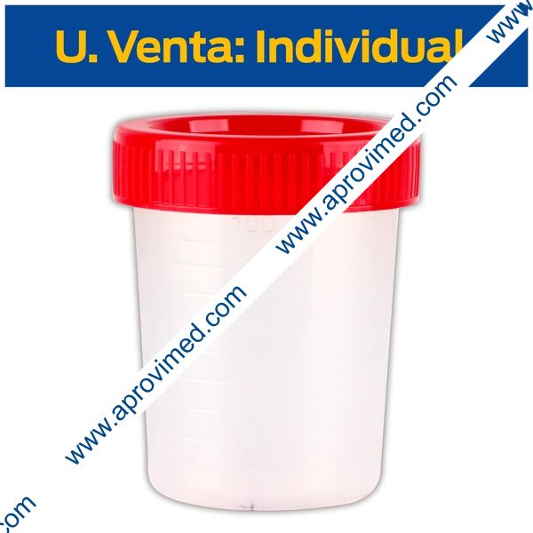 VASO RECOLECTOR p/MUESTRAS (Medimaz) Estéril 100 ML. Paq. c/1 Pza.