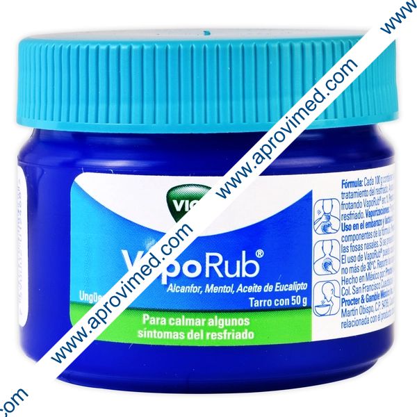 VICK VapoRub UNGÜENTO Tarro c/ 50 G. 5.26/2.82/1.33 G.