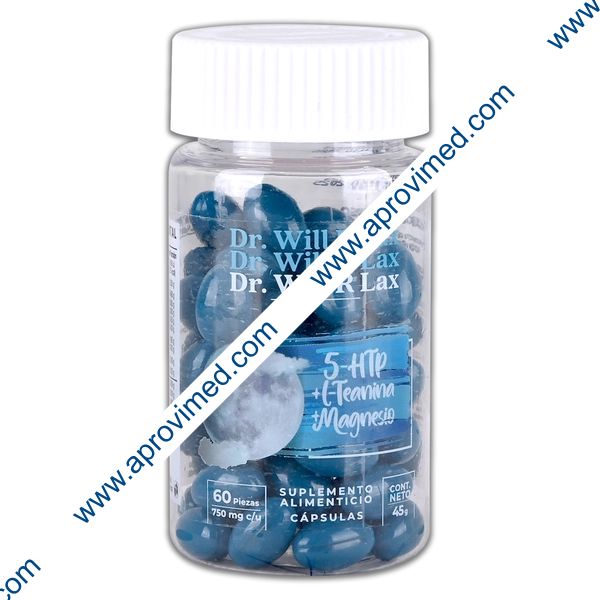 5-HTP/L-TEANINA/MAGNESIO (Dr. Will R. Lax) c/60 CAPS. 750 MG.
