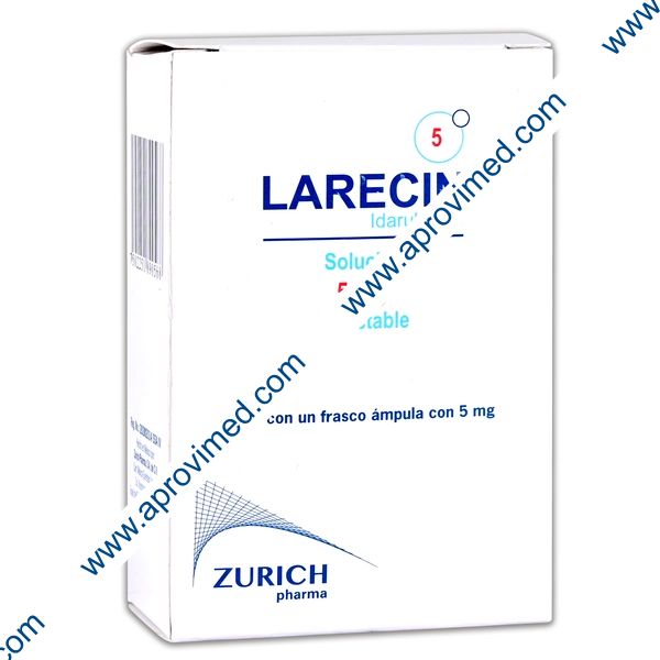 LARECIN Sol. Iny. c/1 FCO. AMP. 5 MG.
