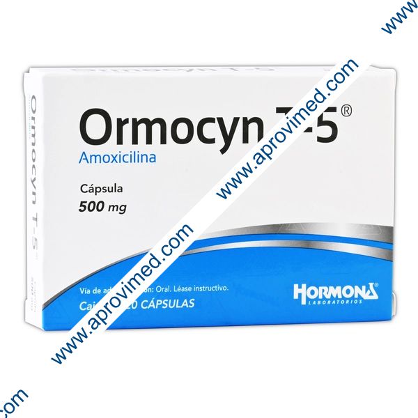 ORMOCYN T-5 c/20 CAPS. 500 MG.