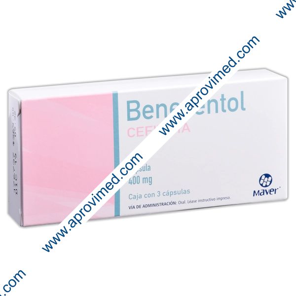 BENEVENTOL c/3 CAPS. 400 MG.