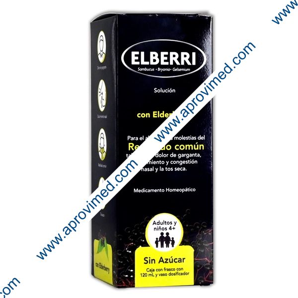 ELBERRI SOL. ADULTO-INFANTIL Fco 120 ML. 6D-6D-12D/100 ML.