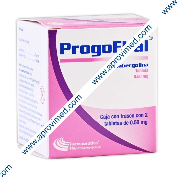 PROGOFHAL c/2 TABS. 0.50 MG.