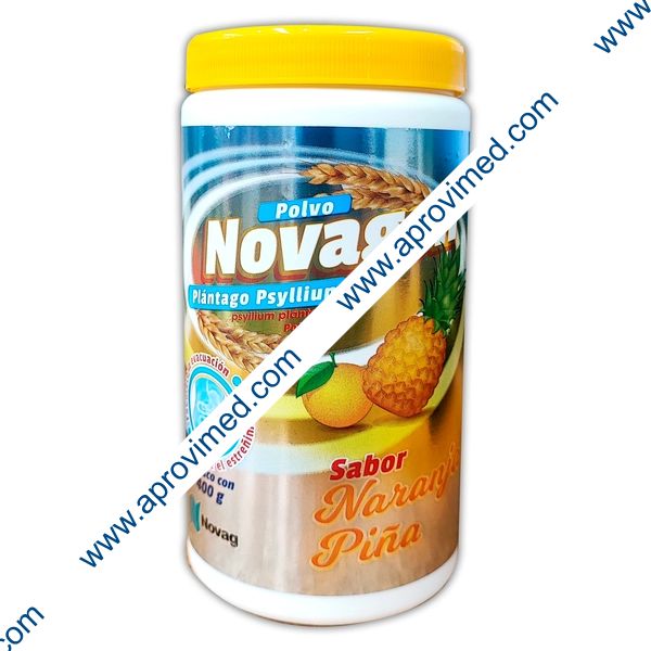 NOVAGON POLVO Sabor Naranja-Piña Fco. 400 G. 35 G/100 G.