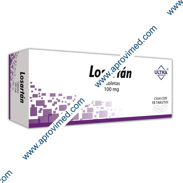 LOSARTÁN (Ultra) c/15 TABS. 100 MG.