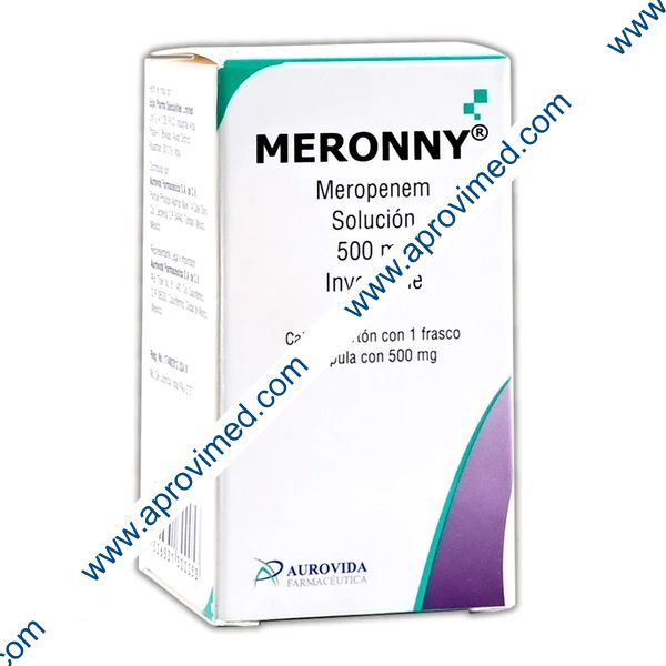 MERONNY Sol. Iny. c/1 FCO. AMP. 500 MG.