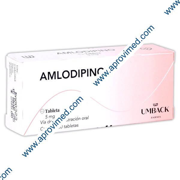 AMLODIPINO (Umback) c/30 TABS. 5 MG.