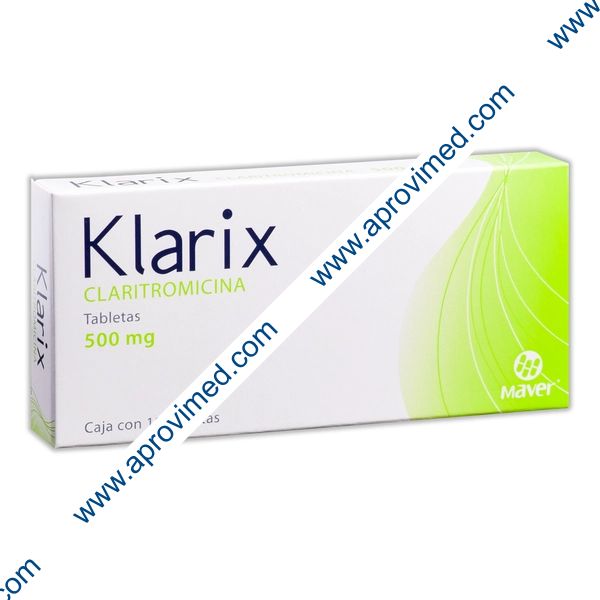 KLARIX c/10 TABS. 500 MG.