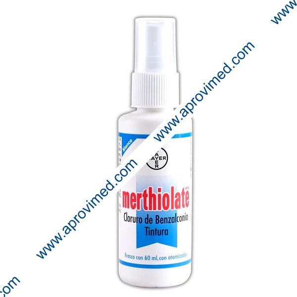 MERTHIOLATE BLANCO SOL. c/Atomizador Fco. 60 ML.
