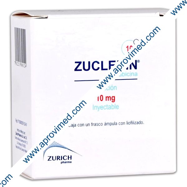 ZUCLEBIN Sol. Iny. c/1 FCO. AMP. 10 MG.