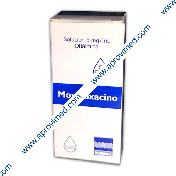MOXIFLOXACINO (Micro) Sol. Oft. Fco. Gotero 5 ML. 5 MG/1 ML.