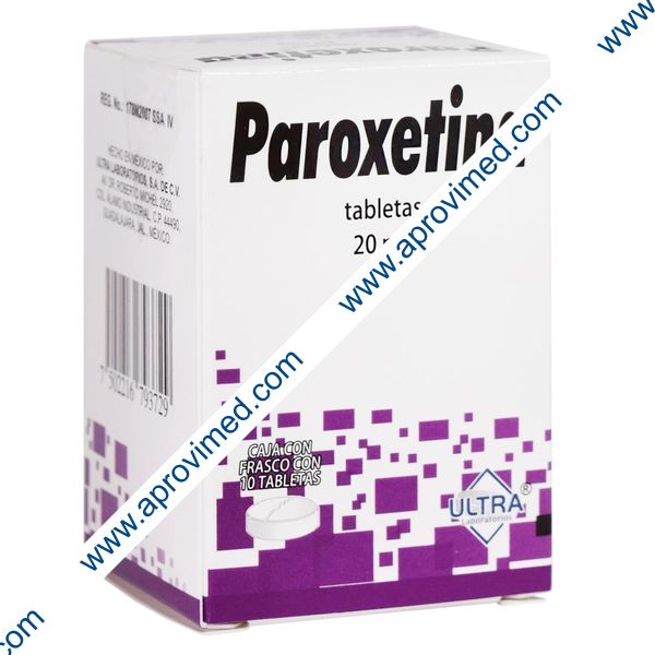 PAROXETINA (Ultra) c/10 TABS. 20 MG.