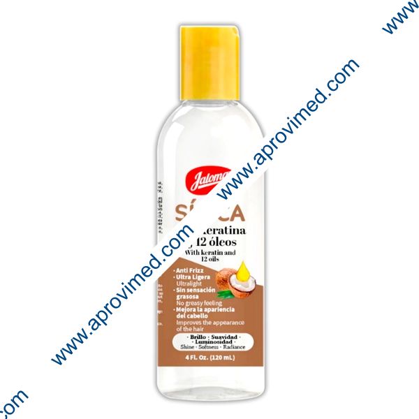 SÍLICA CON KERATINA y 12 ÓLEOS Fco c/120 ML.