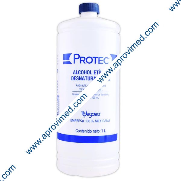 ALCOHOL ETÍLICO Desnaturalizado (Protec) 70% Fco. 1000 ML.