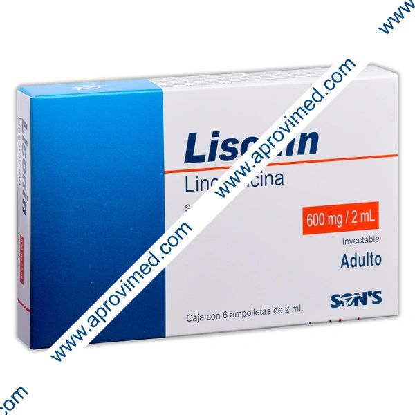 LISONIN Sol. Iny. Adulto c/6 AMPTAS. 600 MG/2 ML.