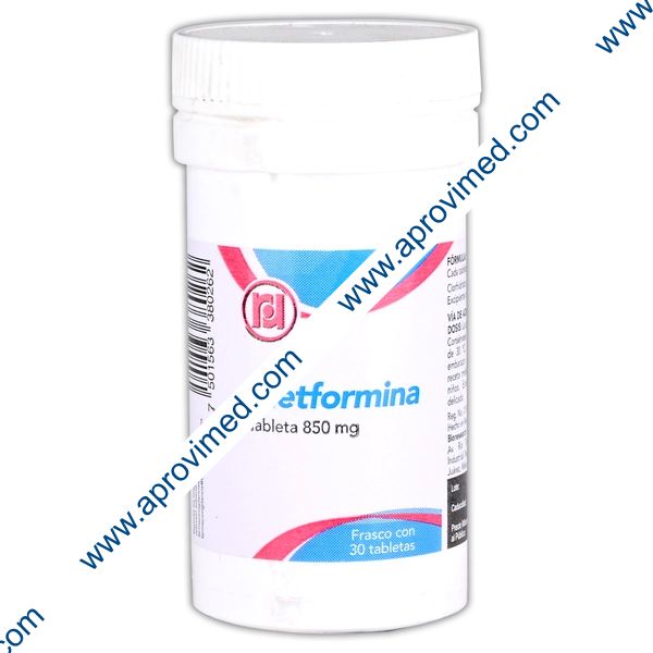 METFORMINA (Randall) c/30 TABS. 850 MG.