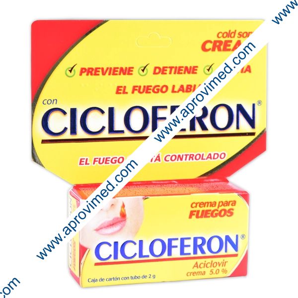 CICLOFERON CREMA 5.0% TUBO c/2 G.